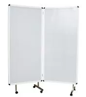 Ширма медицинская поликарбонатная двухсекционная Э-052-ШП