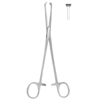 Щипцы для захватывания кишечной стенки 5х6 зубый 200 мм Hilbro 52.0023.20