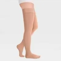 Чулки компрессионные IDEALISTA ID-300 унисекс 1 класс компрессии с закрытым носком и гладкой резинкой цвет карамель 