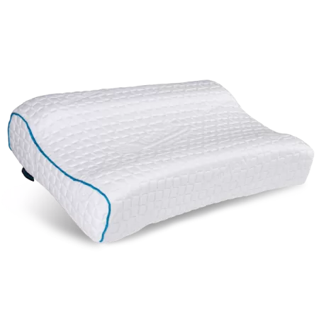 Подушка ортопедическая Тривес Evolution ТОП-906 Solace, с эффектом памяти и выемкой под плечо, валики 14 и 12 см