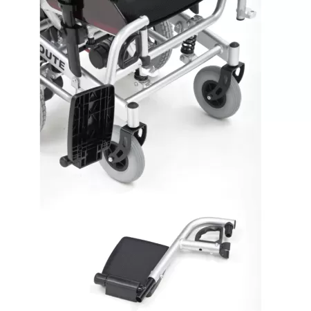 Кресло-коляска с электроприводом МЕТ ROUTE 14, амортизирующей подвеской и регулируемой шириной сиденья 43-55 см