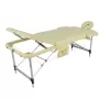 Стол массажный MED-MOS JFAL01A 3-секционный складной алюминиевый с регулировкой высоты 