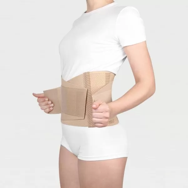 Корсет поясничный Экотен ПРР-121, высота 21 см, 4 ребра жесткости