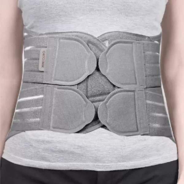 Корсет пояснично-крестцовый ОРТОНИК ПР-315 усиленный, высота 35 см, 4 ребра жесткости 