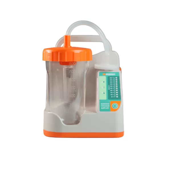 Аспиратор электрический портативный МЕДПЛАНТ АЭП-01 ВИХРЬ для машин скорой медицинской помощи артикул 1800