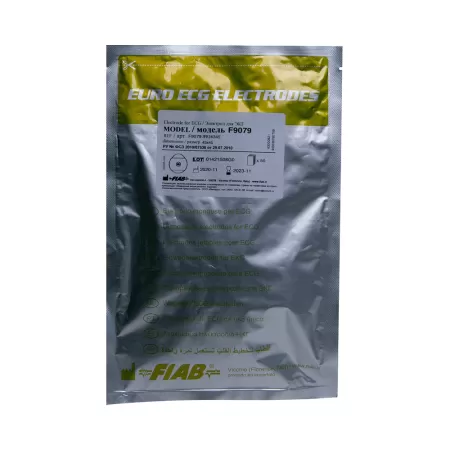 Электрод одноразовый для ЭКГ, размер 43х45мм FIAB F9079/RU4345, упаковка 50 шт, Италия