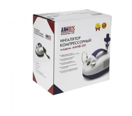 Ингалятор компрессорный AMRUS AMNB-501 компактный