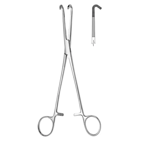 Зажим кровоостанавливающий для глубоких полостей прямой детский № 2 225 мм Hilbro 14.0471.02