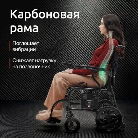 Кресло-коляска с электроприводом ORTONICA Pulse 660 ширина сиденья 40 см