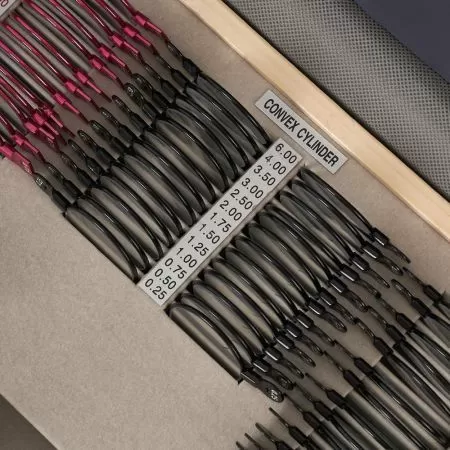 Набор на 158 пробных очковых линз Армед в металлической обойме с оправой без поверки