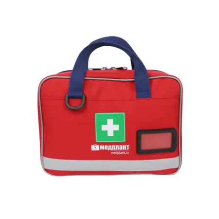 Аптечка для оказания первой помощи с применением медицинских изделий пострадавшим в дорожно-транспортных происшествиях сотрудниками ГИБДД МВД РФ по приказу 207н МЕДПЛАНТ в сумке-чехле Волонтер-5, артикул 1672