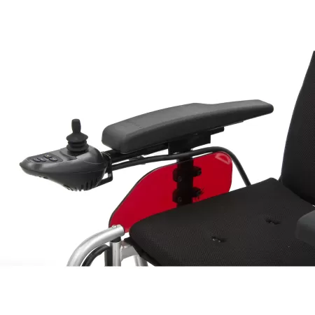 Кресло-коляска с электроприводом МЕТ ROUTE 14, амортизирующей подвеской и регулируемой шириной сиденья 43-55 см