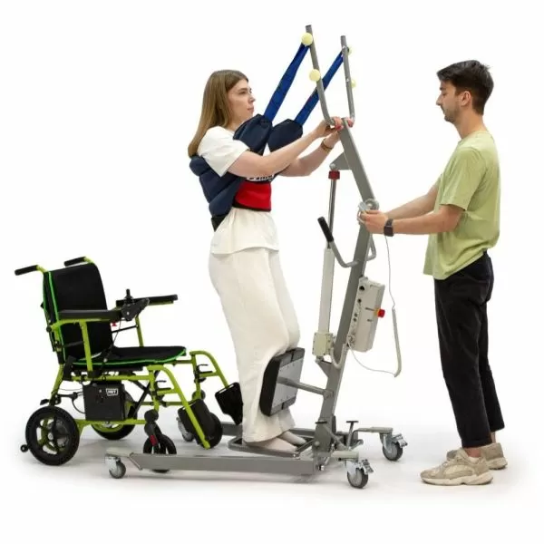 Подъемник-вертикализатор с электроприводом MET LU-270, подвес-гамак в комплекте