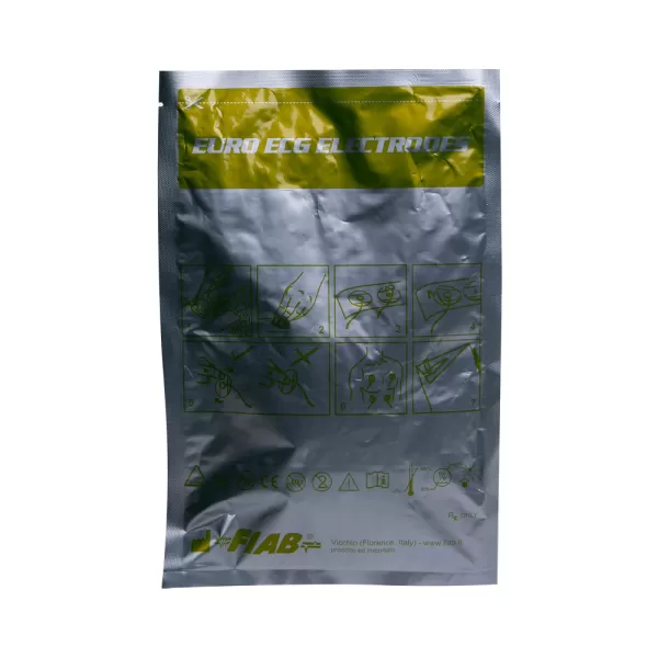 Электрод одноразовый для ЭКГ, размер 43х45мм FIAB F9079/RU4345, упаковка 50 шт, Италия