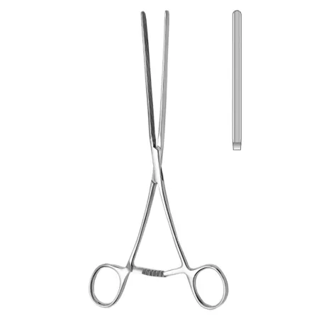 Зажим кишечный эластичный для детей прямой 200 мм Hilbro 52.0210.20