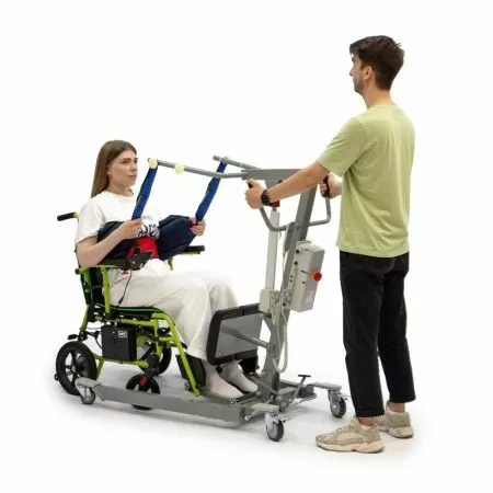 Подъемник-вертикализатор с электроприводом MET LU-270, подвес-гамак в комплекте