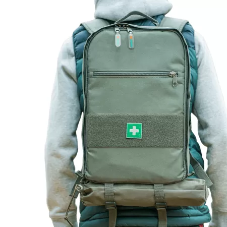 Набор первой помощи НПП МЕДПЛАНТ расширенный исполнение 2 в рюкзаке Волонтер-4, цвет олива, артикул 1473