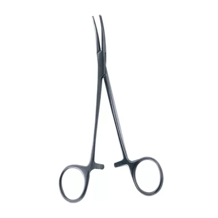 Зажим Кохера кровоостанавливающий 1*2 зубчатый изогнутый №1 150 мм Surgicon З-21-1 J-17-060