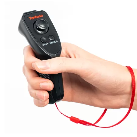 Кресло-коляска с электроприводом MET Compact 15, артикул 20005, суперлегкая, складная, с пультом ДУ для сопровождающих лиц