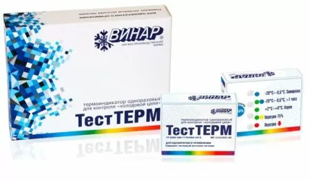 Термоиндикатор для контроля холодовой цепи ТестТерм (1шт) + Журнал регистрации движения МИБП