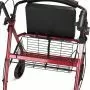 Ходунки-роллаторы Армед KR966LH с сиденьем, корзиной и повышенной грузоподъемностью до 120 кг