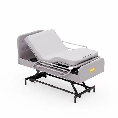 Кровать электрическая MET JANIN, кардиокресло, регулировка высоты, ночная подсветка, нагрузка до 220 кг