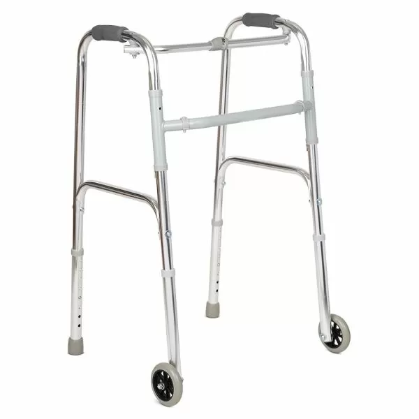 Ходунки одноуровневые двухколесные Армед KR912L шагающие с повышенной грузоподъемностью до 120 кг