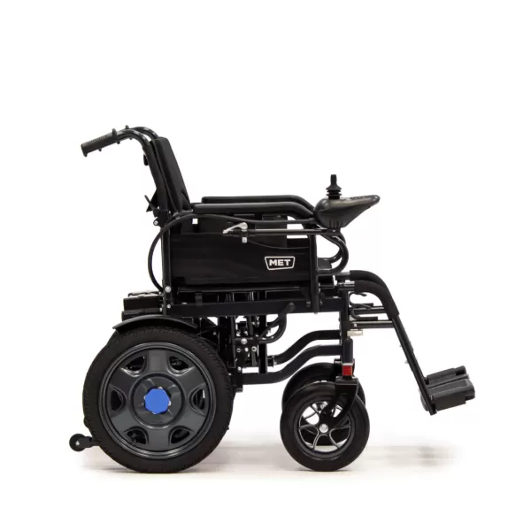 Кресло-коляска с электроприводом MET START 100, артикул 20701, ширина сиденья 44 см, колеса пневматические