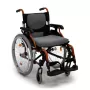 Кресло-коляска МЕТ STABLE с регулировкой высоты подлокотников, ширина сиденья 46 см, колеса пневматические