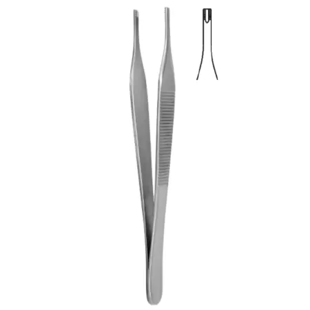 Пинцет Браун-Адсон тканевый 121 мм Hilbro 12.0259.12