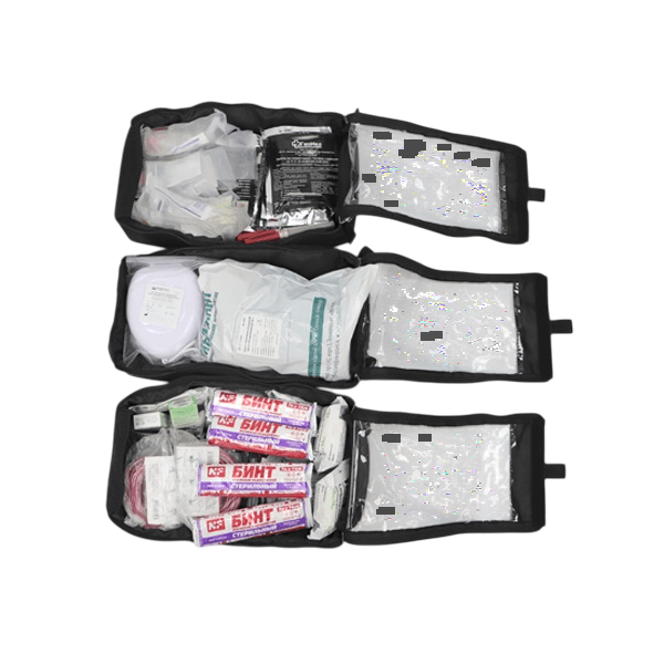 Аптечка для оказания первой помощи спасателями по приказу 246н МЕДПЛАНТ в двух рюкзаках универсальных РМУ-02, артикул 1674