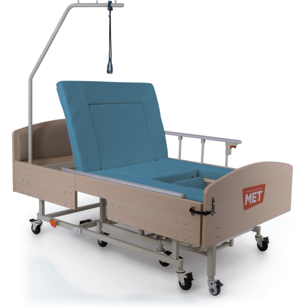 Кровать электрическая MET INTEGRA ELECTRO, артикул 19829, со встроенным креслом-каталкой, ширина 100 см